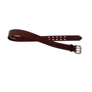 Express Genuine Italian‎ Leather Brown / Tan Belt Size M Medium Casual Work Wear